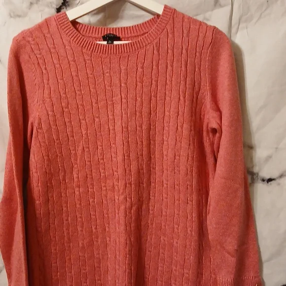 Talbots pink sweater LP ❤️❤️❤️❤️ - Picture 2 of 8